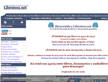 Tablet Screenshot of libroteca.net